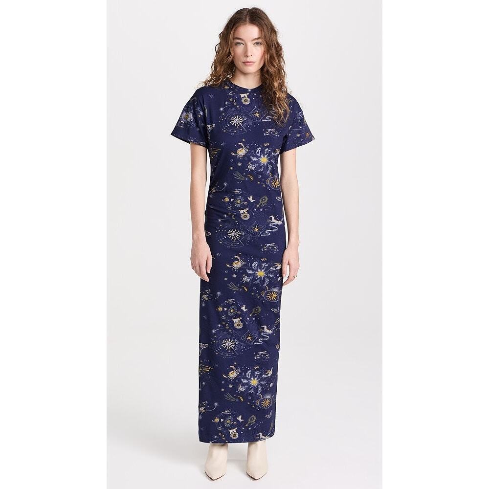 Chufy Dylan Midi Dress in Cosmos Navy Size S